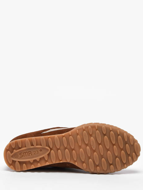 Sneakers In Leather Semerdjian Brown women MARYD282 other view 4