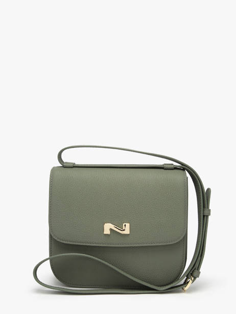 Sac Bandoulière Ulysse Cuir Nathan baume Vert odyssey 2