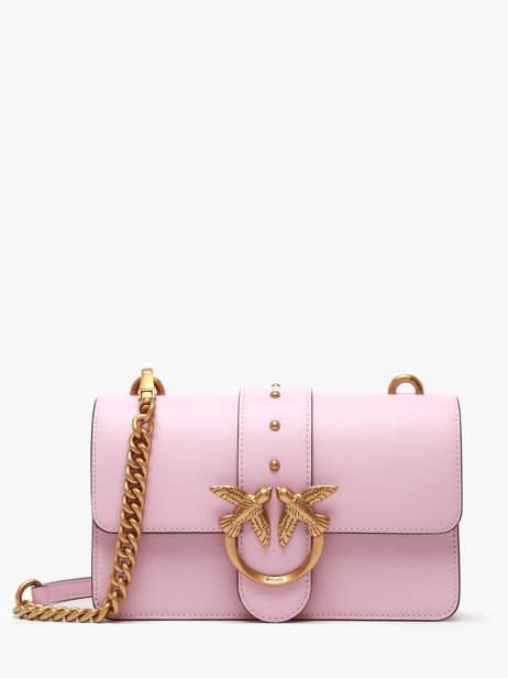 Cross Body Tas Love Bag Icon Leather Pinko Pink love bag icon A0F1