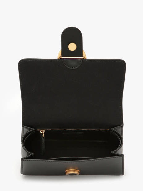 Sac Porté Main Love Bag Icon Cuir Pinko Noir love bag icon A0F1 vue secondaire 3