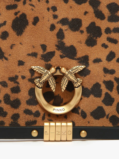 Sac Bandoulière Love Bag Soft Pinko Marron love bag soft 6023A32A vue secondaire 2