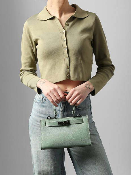 Sac Porté Main Caviar Leather Milano Green caviar CA25114 other view 1