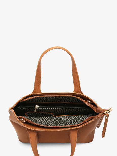 Satchel Zip Lulu castagnette Brown zip ALBERTO other view 2
