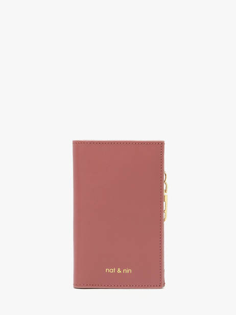 Coin Purse Vintage Leather Nat et nin Pink vintage OSHI