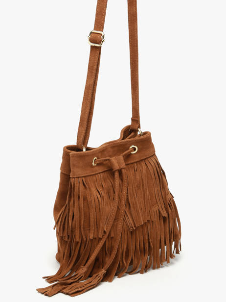 Crossbody Bag Velvet Milano Brown velvet VE24116O other view 1