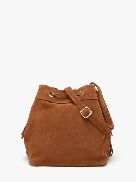 Crossbody Bag Velvet Milano Brown velvet VE24116O other view 3