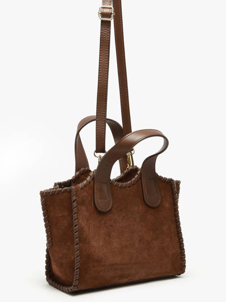 Sac Porté Main Velvet Caviar Milano Marron velvet caviar VC25111 vue secondaire 1