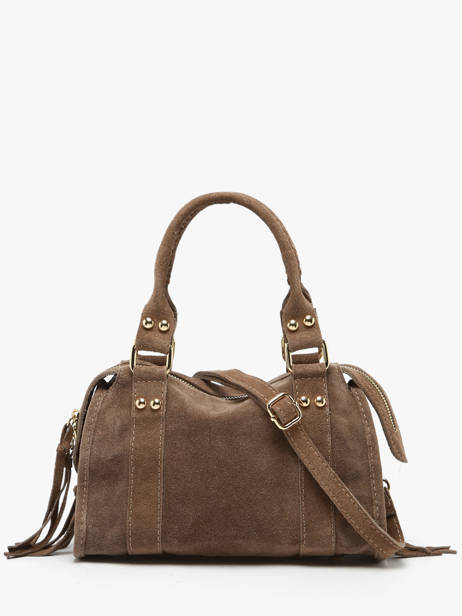 Crossbody Bag Velvet Leather Milano Beige velvet VE24093O other view 4