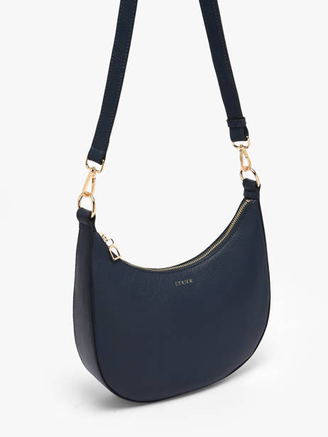 Sac Bandoulière M Tradition Cuir Etrier Bleu tradition ETRA102M vue secondaire 1