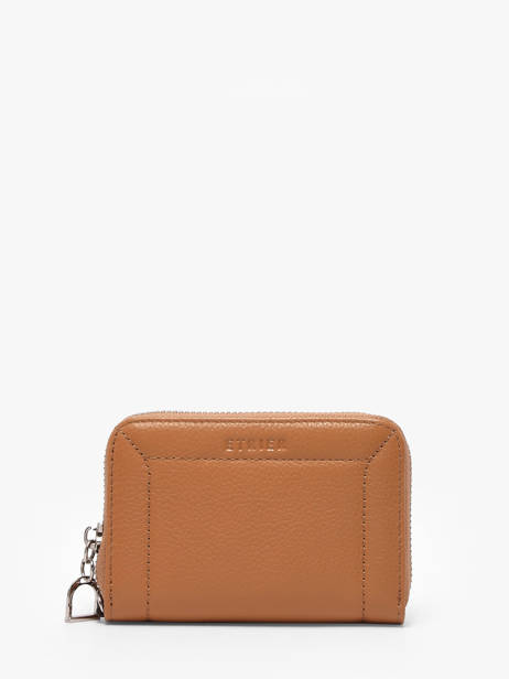 Coin Purse Altesse Leather Etrier Yellow altesse EALT096M