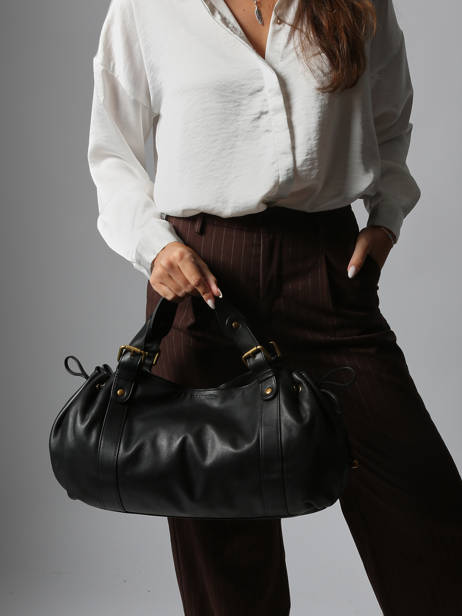 Shoulder Bag Icone Leather Gerard darel Black icone DDS01410 other view 1