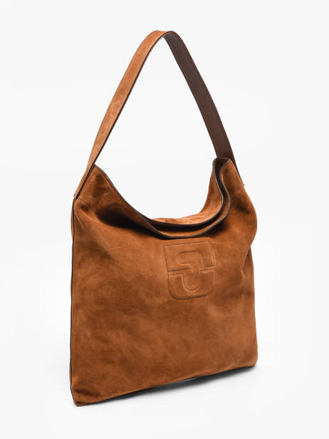 Sac Porté épaule Folk Lady Cuir Gerard darel Marron folk lady DDS72407 vue secondaire 1