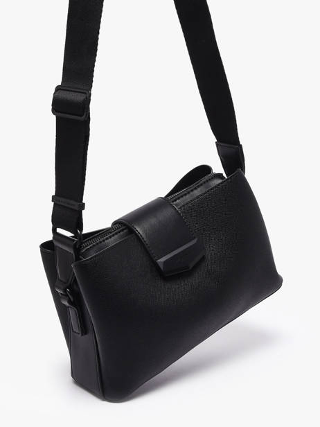 Sac Bandoulière City Polyurethane David jones Noir city CM8303 vue secondaire 1