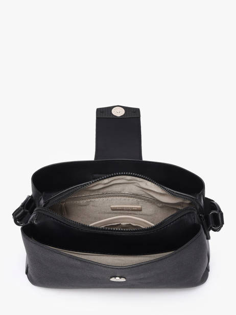 Sac Bandoulière City Polyurethane David jones Noir city CM8303 vue secondaire 2
