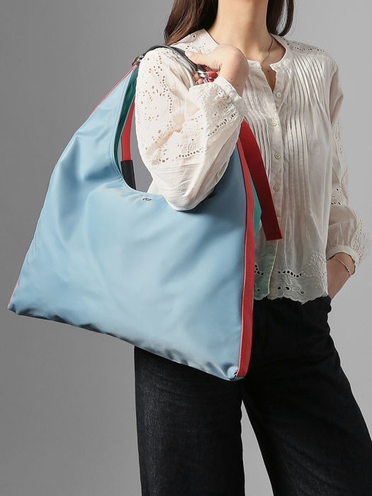 Longchamp Re-play nylon Besaces Bleu