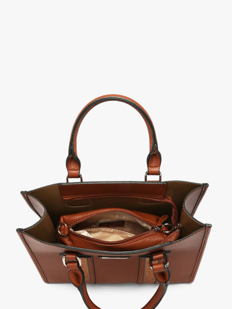 Sac Porté Main Clarence Ted lapidus Marron clarence AV51101 vue secondaire 2