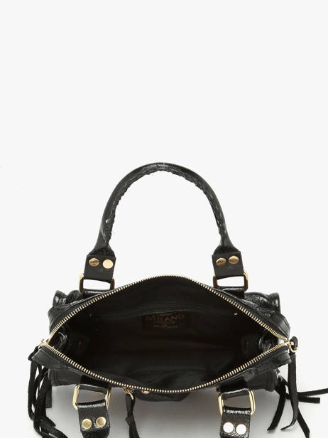 Sac Bandoulière Nine Cuir Milano Noir nine NI24093O vue secondaire 2