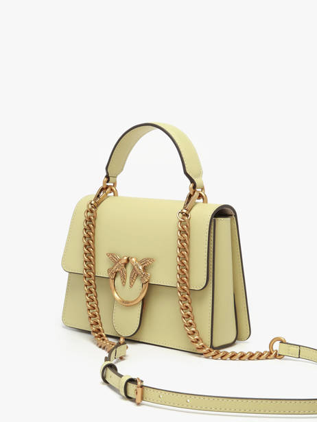 Satchel Love Bag Icon Leather Pinko Green love bag icon A0F1 other view 1