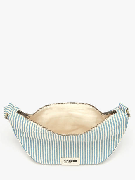Crossbody Bag Rayures Cotton Hindbag Blue rayures RA other view 2