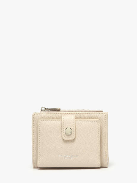 Porte-monnaie Porte-cartes Saffiano Miniprix Beige saffiano F5012