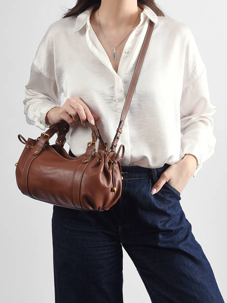 Sac Icone  12h Cuir Gerard darel Marron icone DDS73410 vue secondaire 1