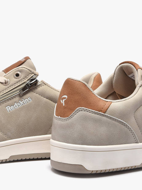 Sneakers Redskins Beige men GOBAT other view 2