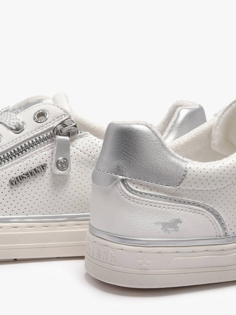Sneakers Mustang Blanc accessoires M0032006 vue secondaire 2