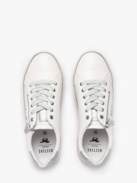 Sneakers Mustang Blanc accessoires M0032006 vue secondaire 3