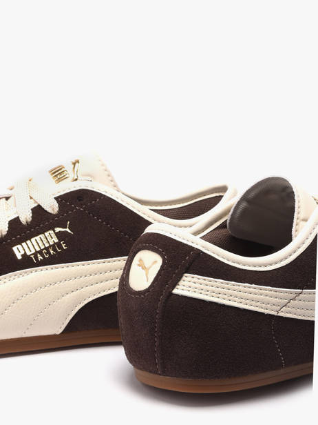 Sneakers In Leather Puma Brown women 40445601 other view 2