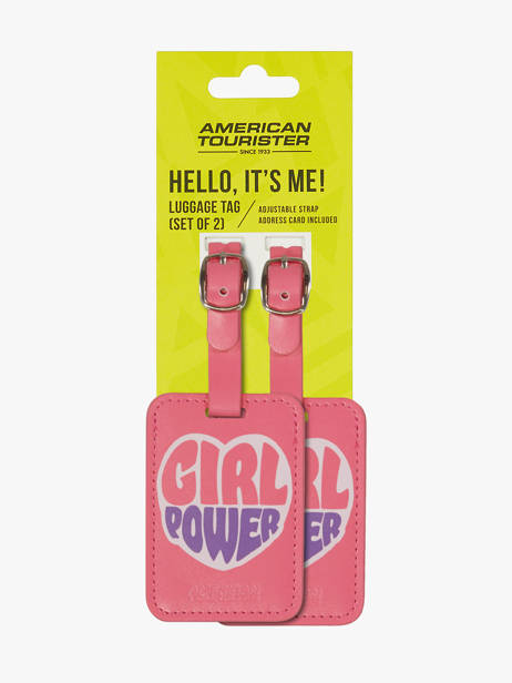 Porte-adresse American tourister Rose american tourist.ta 160234 vue secondaire 3