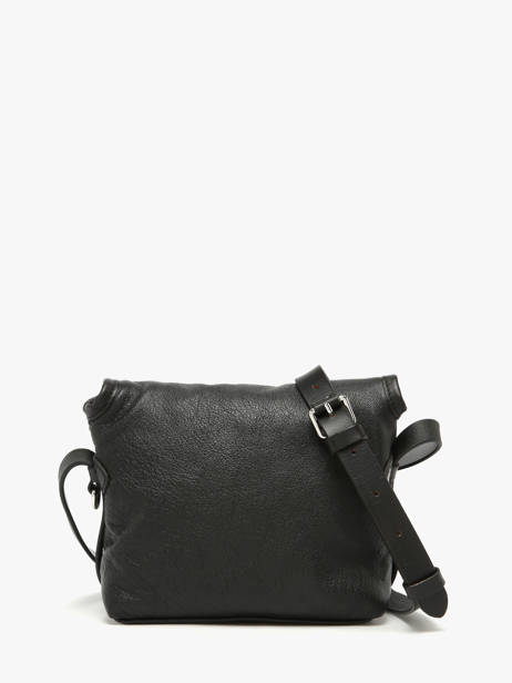 Shoulder Bag Vintage Leather Paul marius Black vintage LOULOUS other view 3