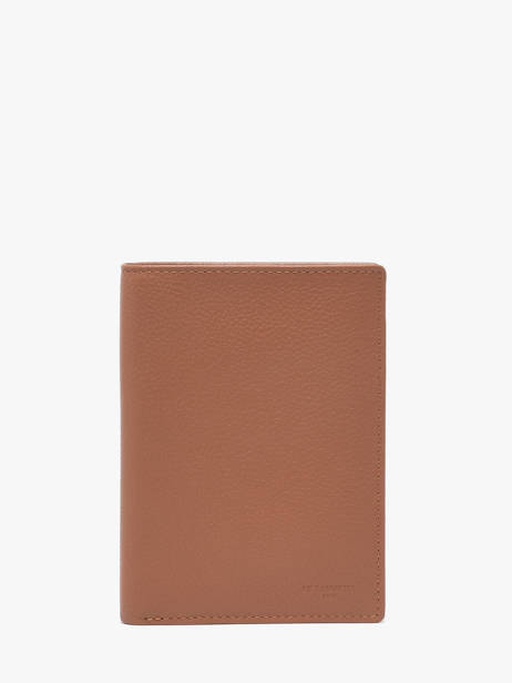 Wallet Leather Le tanneur Brown charles TCHA3304
