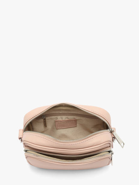 Shoulder Bag Donna Ama Leather Lancaster Pink donna ama 67 other view 3