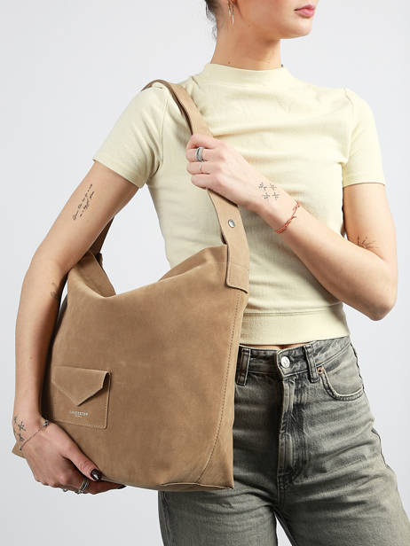 Shoulder Bag Suèdine Kba Lancaster Beige suedine kba 62 other view 1