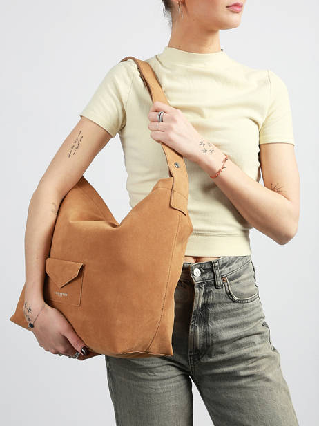 Shoulder Bag Suèdine Kba Lancaster Brown suedine kba 62 other view 1