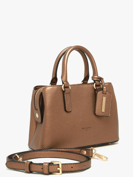 Satchel Zora Hexagona Brown zora 8620229 other view 1