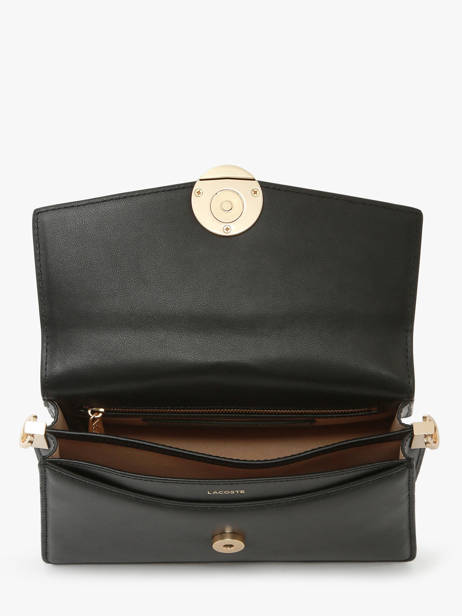 Sac Bandoulière Tennis Bliss Cuir Lacoste Noir tennis bliss NF5105IT vue secondaire 4