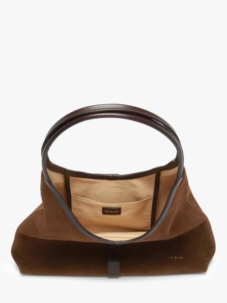 Sac Porté épaule Vintage Cuir Nat et nin Marron vintage ROMEO vue secondaire 2