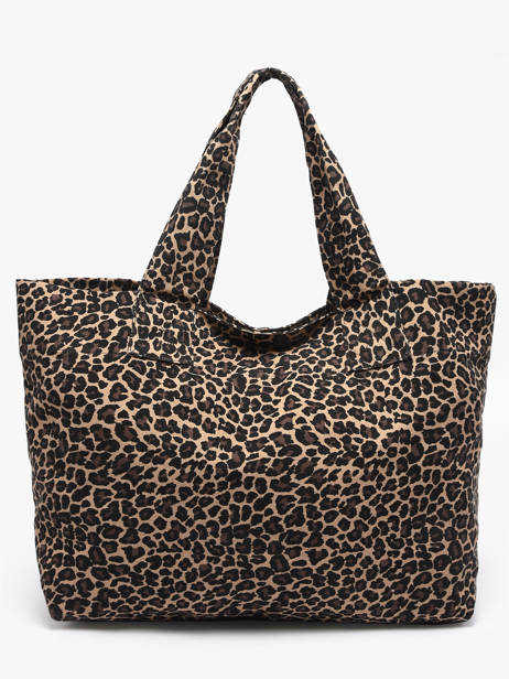Shoulder Bag Leopard Cotton Miniprix Pink leopard L other view 3