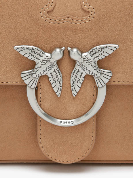 Sac Porté épaule Love Bag Soft Pinko Marron love bag soft 6243A0F6 vue secondaire 2