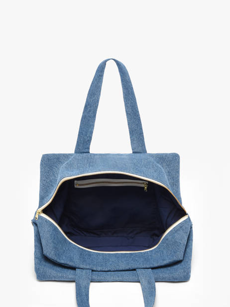 Le City Bag Sauval Coton Recyclé Rivedroite Bleu timeless SAUVATIM vue secondaire 3