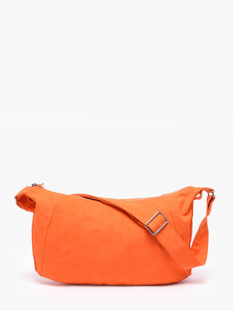 Le Sac Crossbody Mini Charlot Coton Recyclé Rivedroite Orange timeless MCHARTIM vue secondaire 4