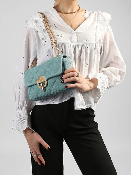 Crossbody Bag Moon Linen Vanessa bruno Blue moon 70V40533 other view 1