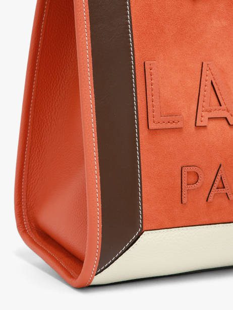Shoulder Bag Cabas D'ete Leather Lancel Orange cabas d'ete A13369 other view 3