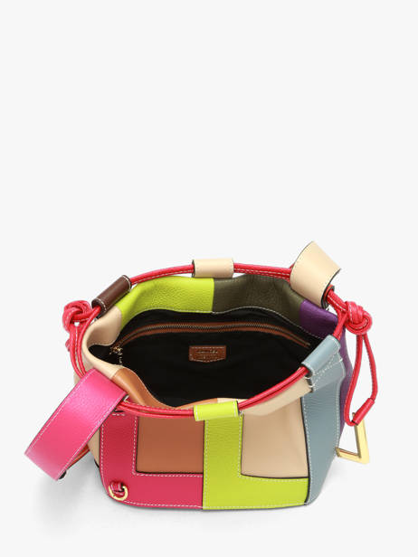 Sac Seau S Elles Colorblock Cuir Lancel Multicolore elles A14203 vue secondaire 3