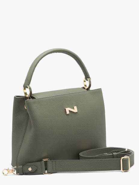 Sac à Main Magnolia Cuir Nathan baume Vert eden 3 vue secondaire 2