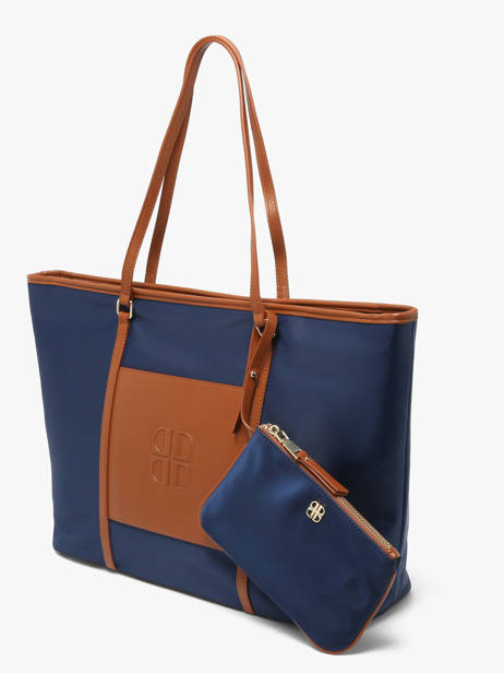 Large Nylon Fran Tote Bag Laurent david Blue ld bags 887 other view 2
