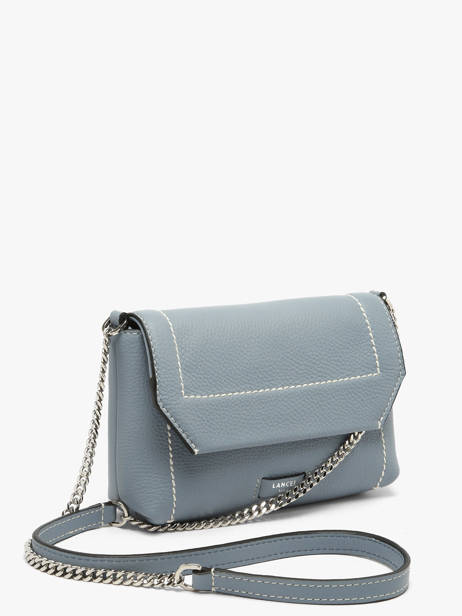 Leather Ninon Soft Crossbody Bag Lancel Blue ninon A14030 other view 1
