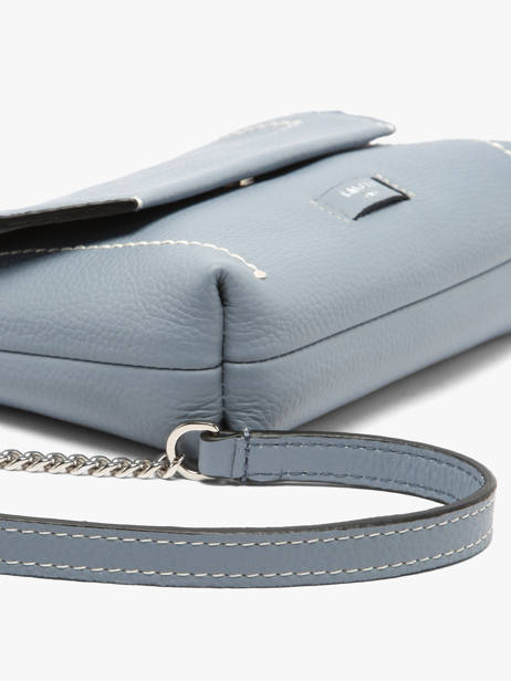 Leather Ninon Soft Crossbody Bag Lancel Blue ninon A14030 other view 2