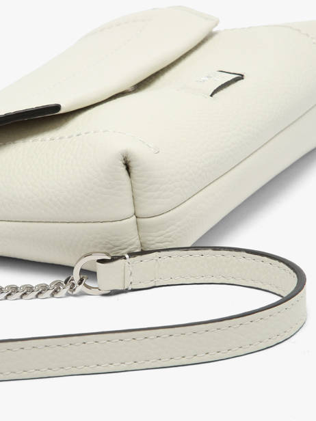 Leather Ninon Soft Crossbody Bag Lancel White ninon A14030 other view 3